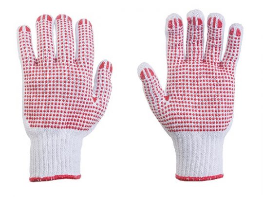 POLÜESTER/PUUVILL KUMMIPUNKTIDEGA TÖÖKINDAD 0018, nr 8